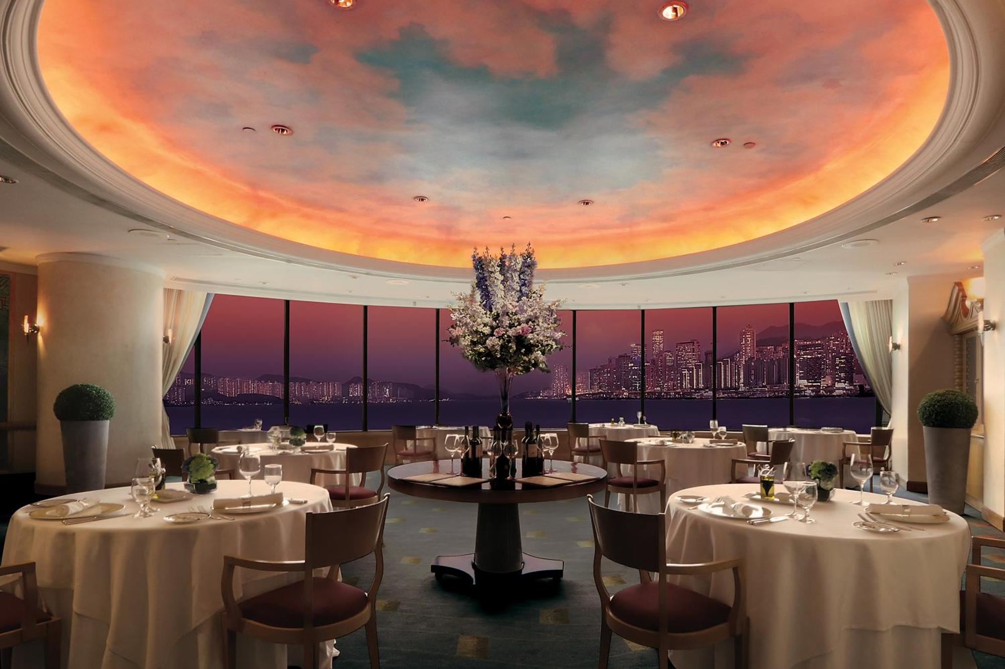 Harbour Grand Kowloon Hotel Hong Kong Exterior foto The Club's dining room