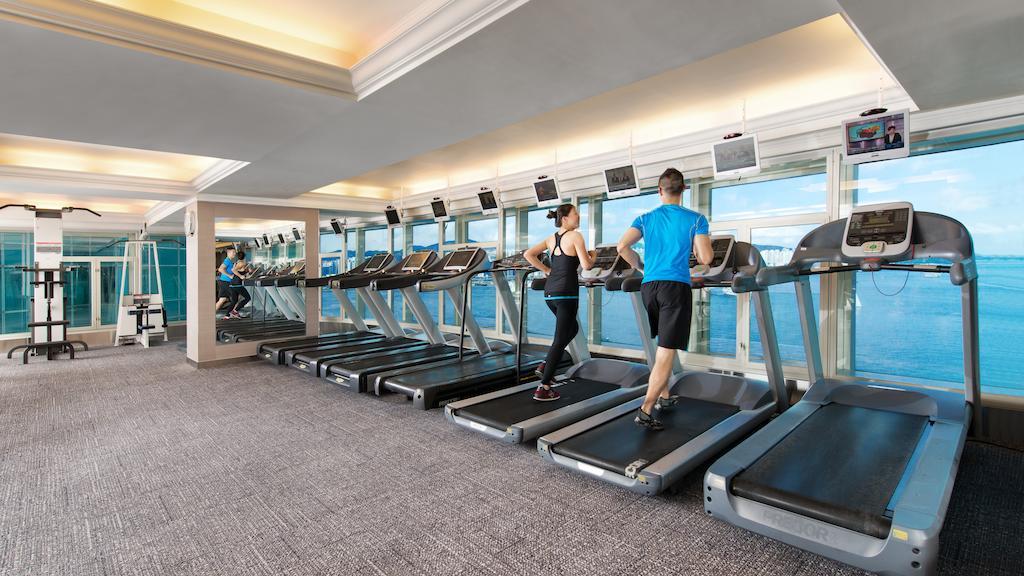 Harbour Grand Kowloon Hotel Hong Kong Exterior foto The gym at the hotel